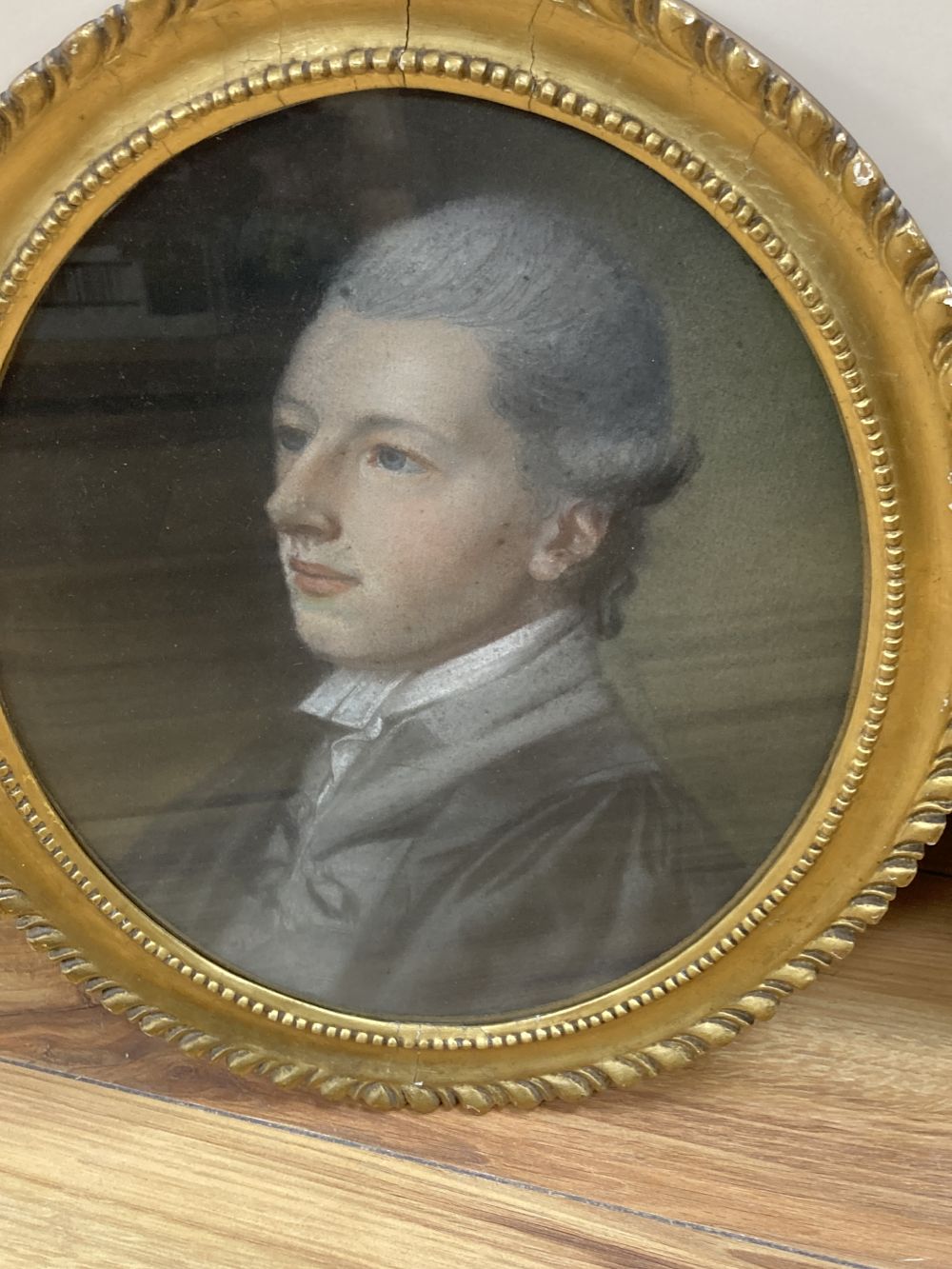 19th century English School, two pastels, Portraits of a lady and gentleman, 32 x 26cm